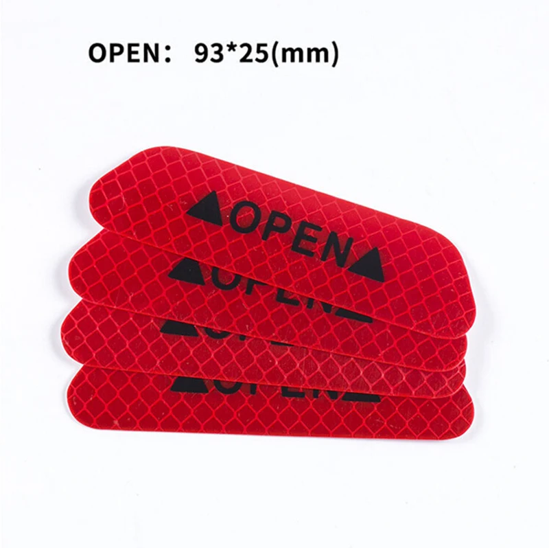 Автомобильная дверная наклейка s Универсальная Предупреждение ительная