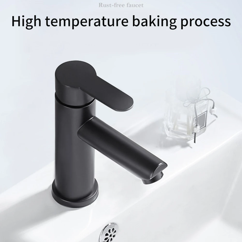 

Single Handle Bathroom Basin Deck Mounted Hotel Kitchen Sink Faucet Water Mixer Cold Hot Home Anti Rust Waterfall Tap