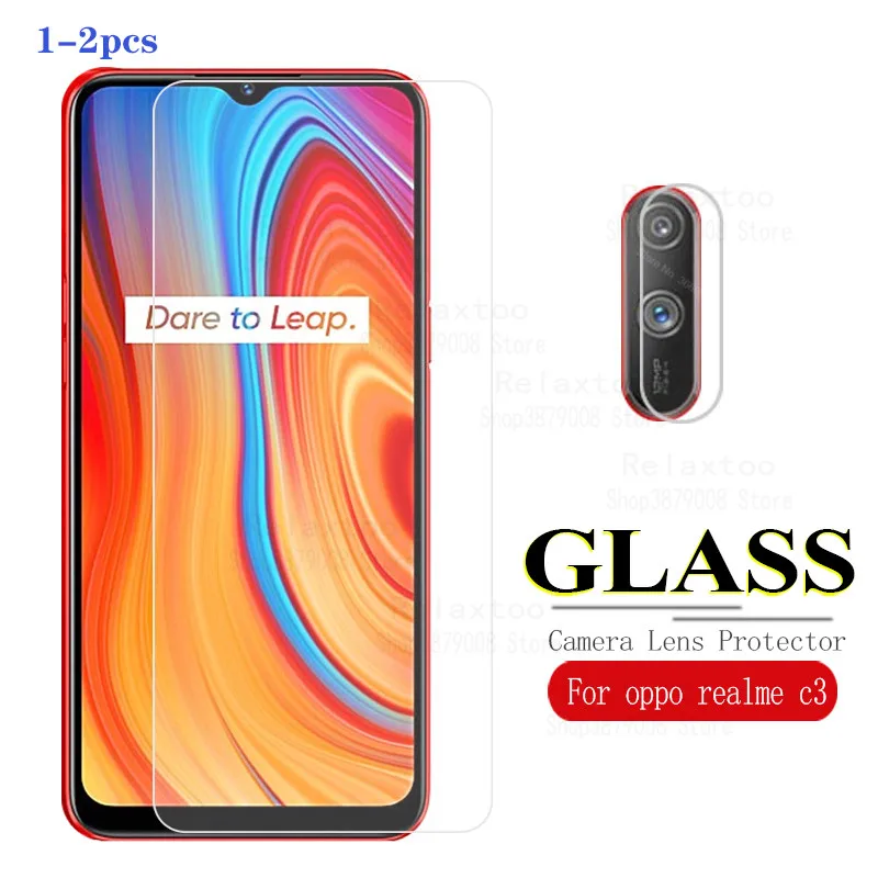 

Закаленное стекло для OPPO Realme C3, стекло для объектива камеры, защита экрана Realme c3 realmec3, телефонная флип-Обложка 9H