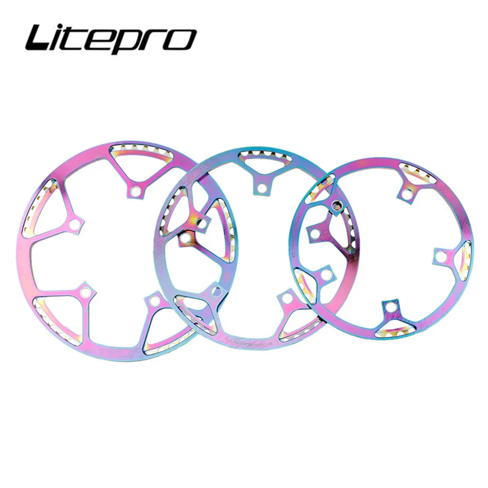 Litepro BMX велосипед Интегрированный передняя Звездочка Сверхлегкий BCD 130 мм 45/47/53/56/58T