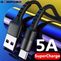 5a usb type c cable 0 25m 1m 2m fast charging usb c cable for huawei p30 p20 mate 20 pro phone supercharge qc3 0 usb c cabo cord