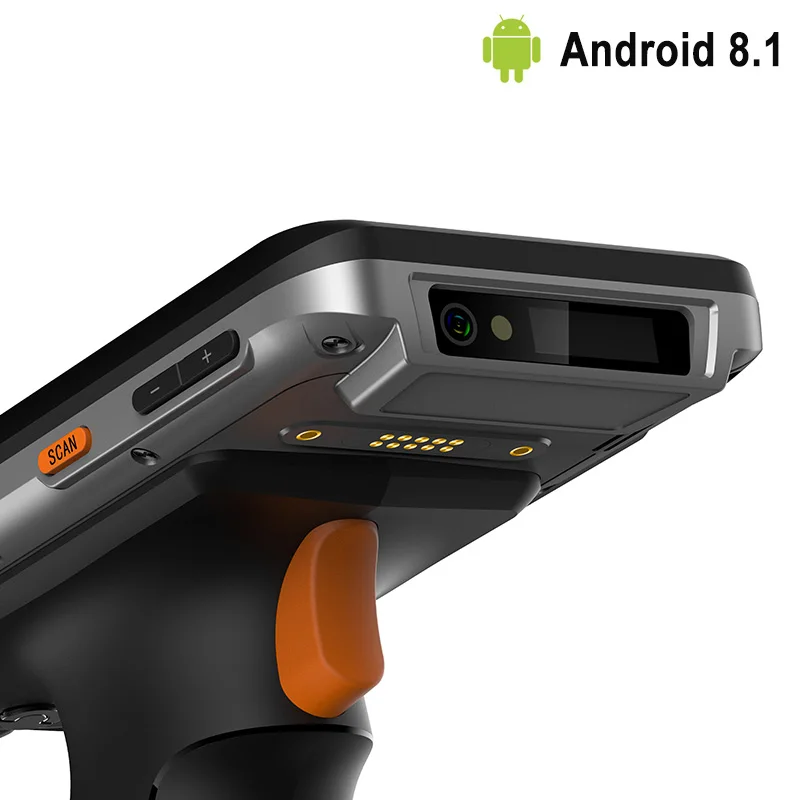 

Android 8,1 5,5 дюймовый промышленный портативный терминал PDA 2G RAM 16G ROM 1D 2D надежный сканер штрихкода PDA