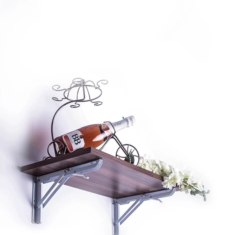 2 шт 8 20 дюймов Длина сверхмощная Белая стена монтажный складной кронштейн Полка