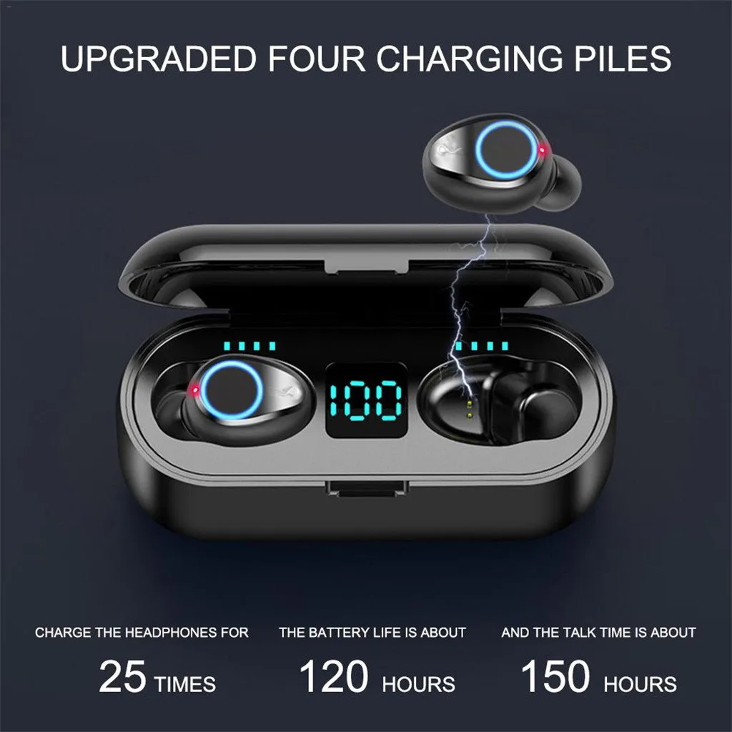 CARPRIE наушники-вкладыши TWS Bluetooth 5 0 наушники Беспроводной Мощность Дисплей