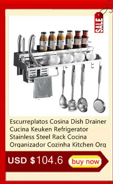 Organization De Cozinha Nevera Almacenamiento аксессуары из нержавеющей стали Mutfak Cuisine Cocina Organizador кухонный Органайзер