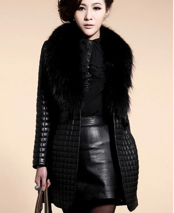 

Faux Fur Coat Faux Raccoon Fur Collar Warm Jacket Faux Sheepskin Clothes Fashion Ladies Autumn&Winter Casual Outerwear