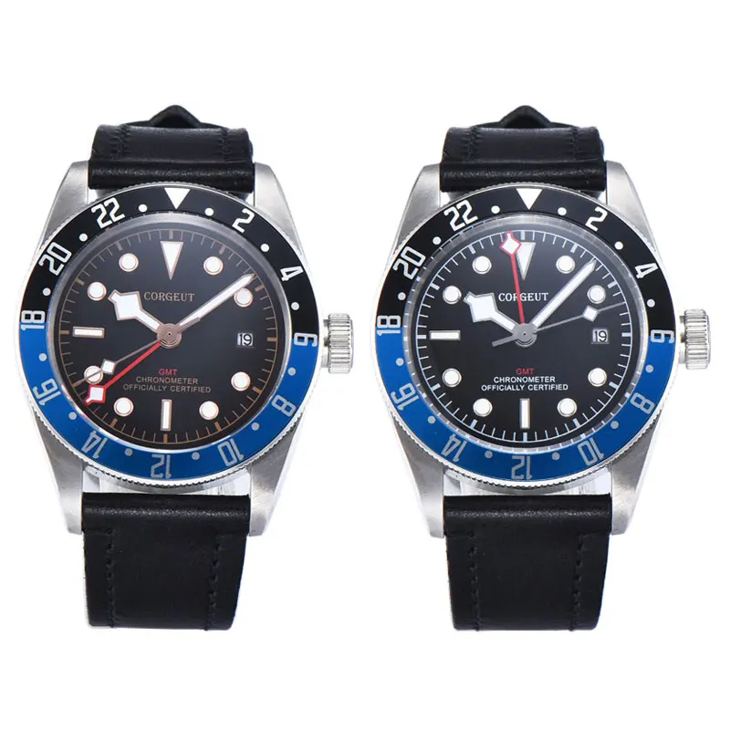 Часы наручные мужские механические с автоподсветкой и календарем 41 мм | Наручные