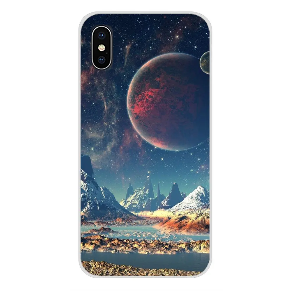 accessories phone shell covers beautiful space planet for apple iphone x xr xs 11pro max 4s 5s 5c se 6s 7 8 plus ipod touch 5 6 free global shipping
