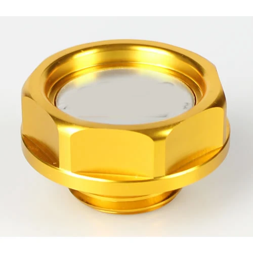 Gold Гоночный масляный колпачок масляный топливный фильтр гоночный бак двигателя крышка для HONDA B серии - Цвет: Gold