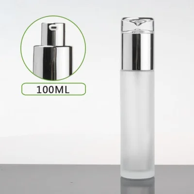 100 мл жемчужно белый/синий/зеленый/матовый стеклянный флакон для