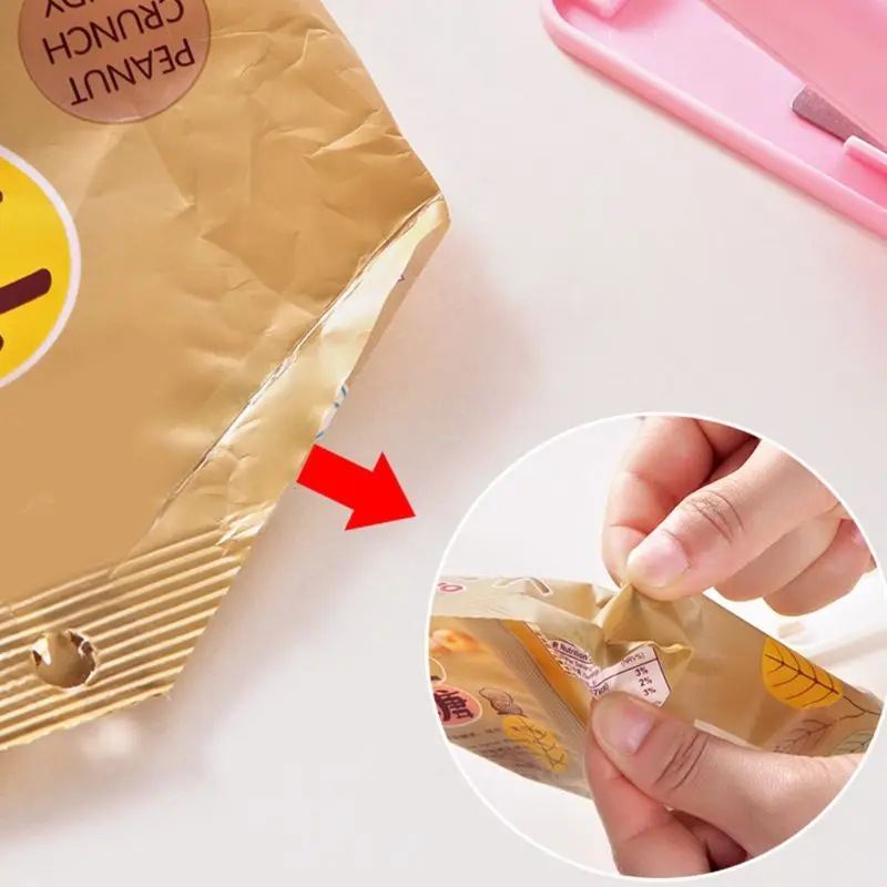 Портативный ручной тепловой мини пластиковый пакет импульсный герметик для