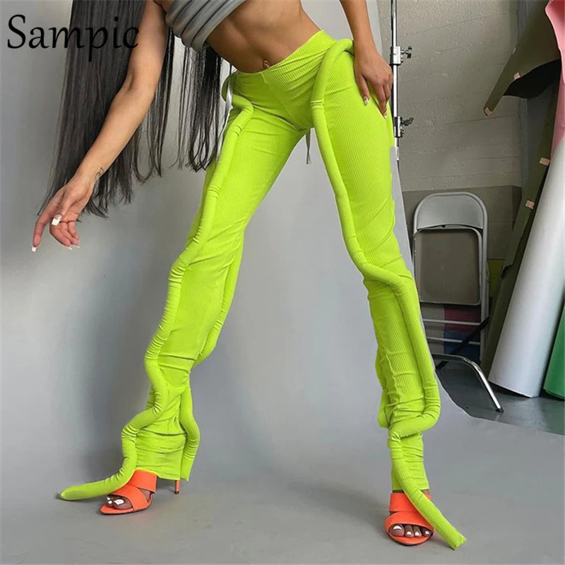 

Sampic 2021 Casual Seam Leggings Pants Sexy Women's Clothing Skinny High Waisted Leggings Leggins Fitness Push Up Sport Jeggings