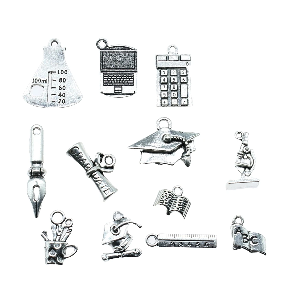 10 шт. подвески для школьных принадлежностей | Украшения и аксессуары