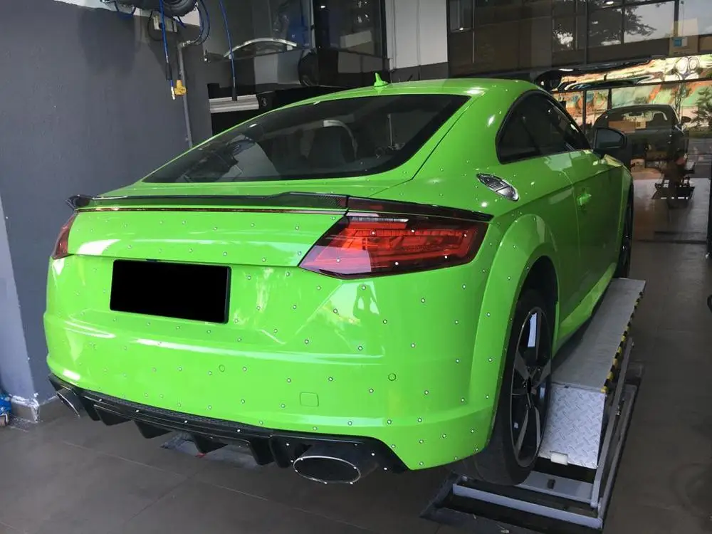 3 шт. задний спойлер для багажника автомобиля из углеродного волокна Audi TT & TTS RS 2015