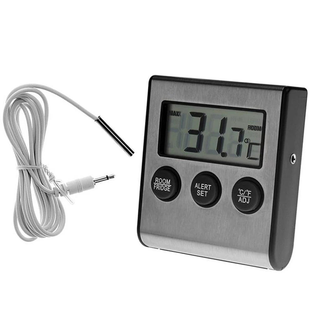 Цифровой термометр для морозильной камеры с ЖК дисплеем|Термометры и градусники|