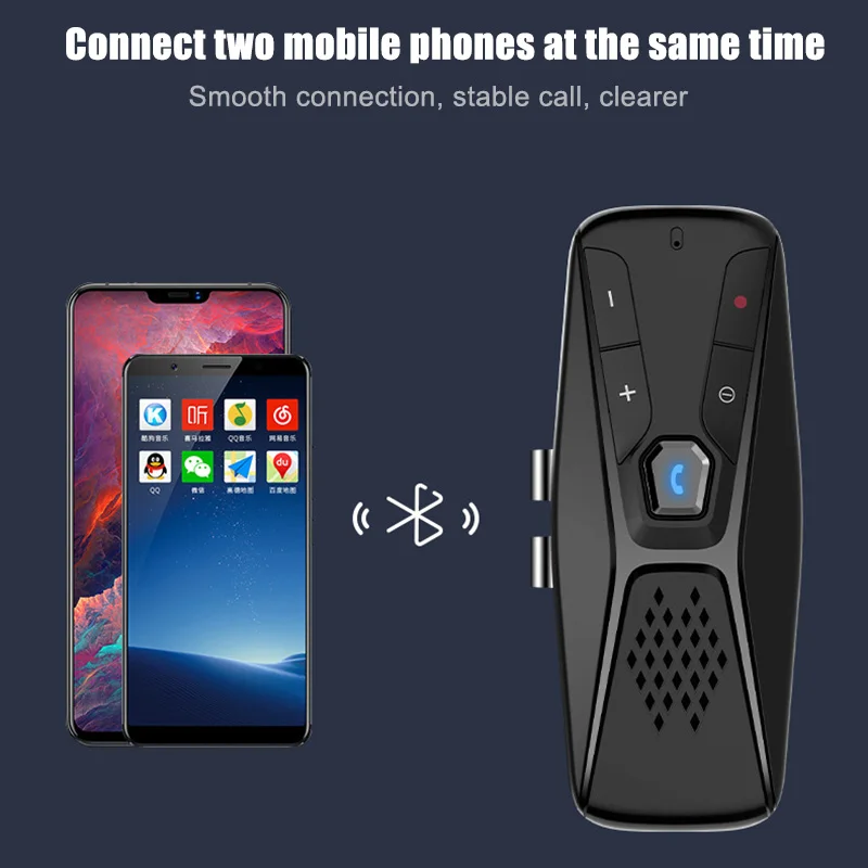 Новый беспроводной многоточечный Bluetooth 5 0 музыкальный плеер Hands Free автомобильный