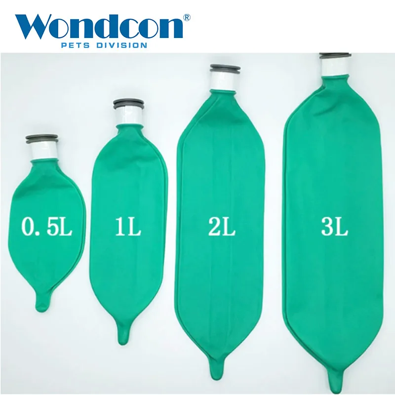 Wondcon вентилятор для анестезии одноразовый латексный дыхательный мешок 0.5L 1L 2L 3L машина для анестезии дыхательная подушка безопасности
