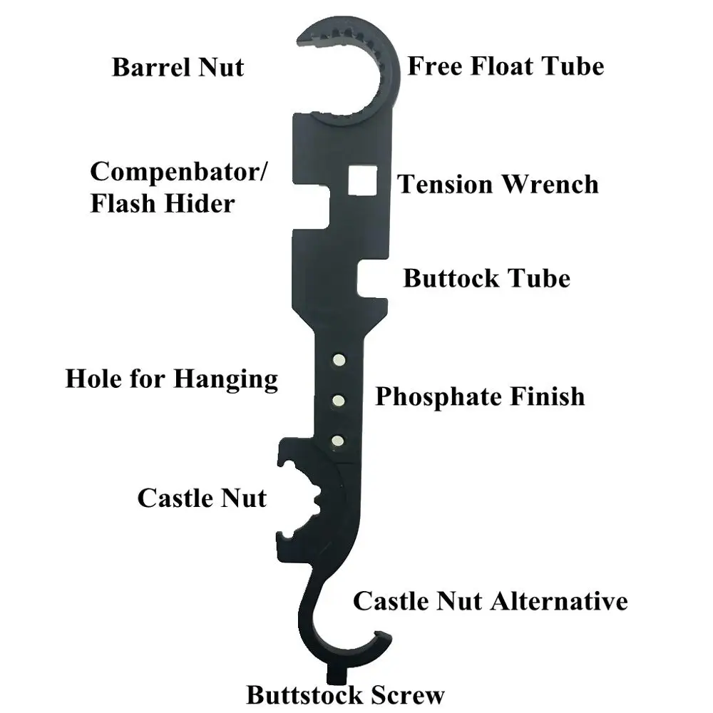 Тактический Многофункциональный инструмент для улицы стальной ключ AR15 M16 M4 серия