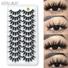 510 пар 3D норковые ресницы макияж натуральных длинных накладных ресниц драматический ресниц тушь для ресниц для Красота