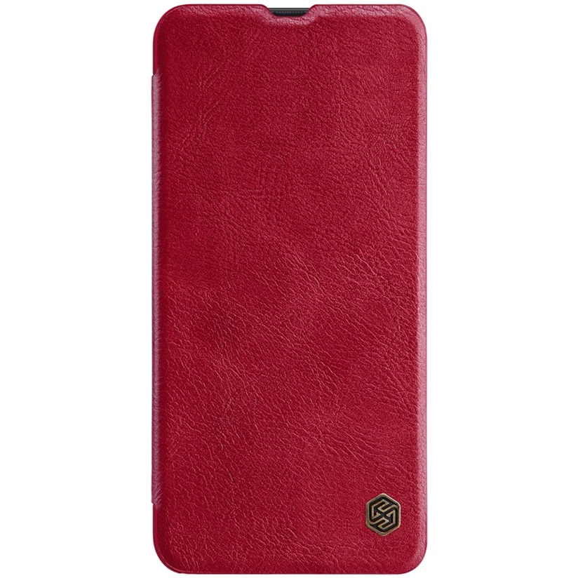Red Для samsung Galaxy A50 A50S A10 A20 A30 A30S A40 A60 A70 M40 откидной Чехол Nillkin Qin кожаный откидной Чехол с отделением для карт чехлы для телефонов - Цвет: Red