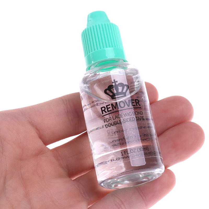 

1 Bottle 30ml Weft lace Wig Glue Toupee Tape Hair Extensions Adhesive Remover For Skin Tape Hair PU Skin Hair Glue Remover
