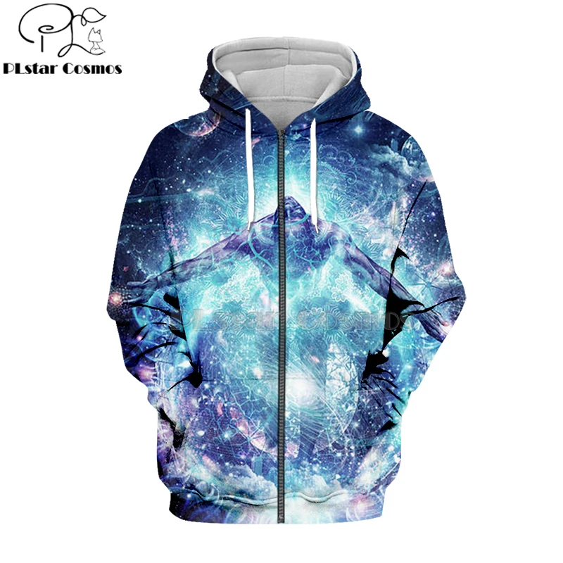 PLstar Cosmos Harajuku Herren Buddha 3d толстовки на молнии для мужчин/женщин мужчин Poleras Buda Hemd