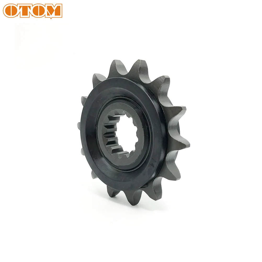 

OTOM Motorcycle 14T Small Sprocket For Benelli TNT 600 i Turismo 654 Tornado S2 650 Motocross Accessories Fly Chain Wheel 525-14
