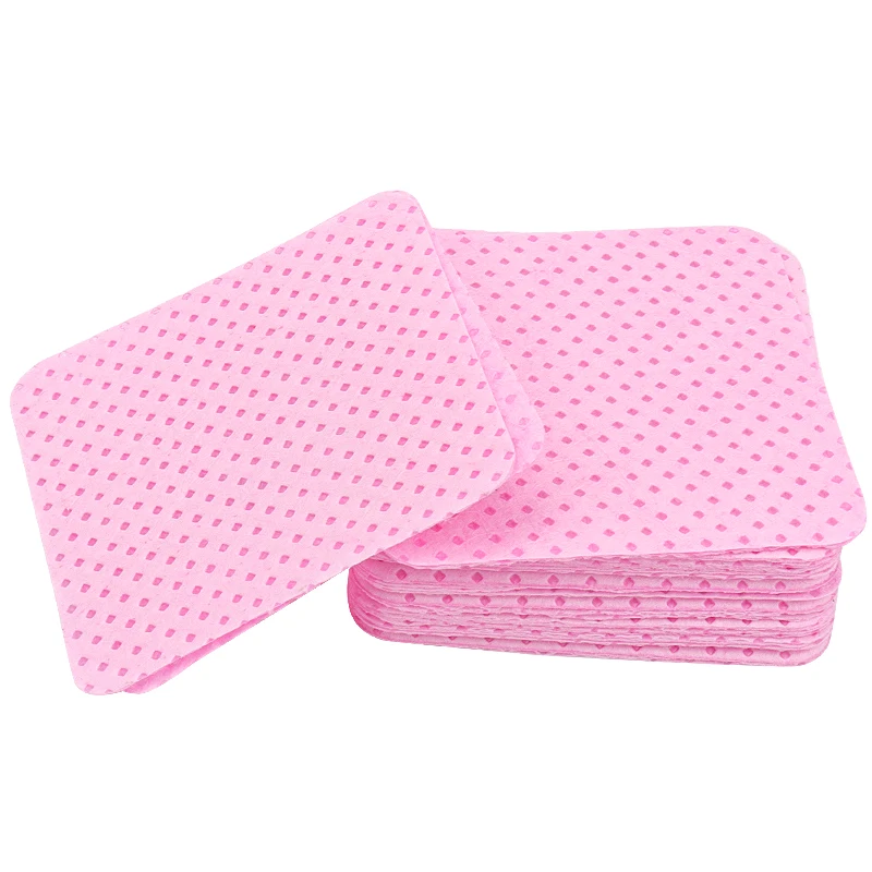 200 шт./корт. Безворсовые бумажные хлопковые салфетки для удаления клея ресниц