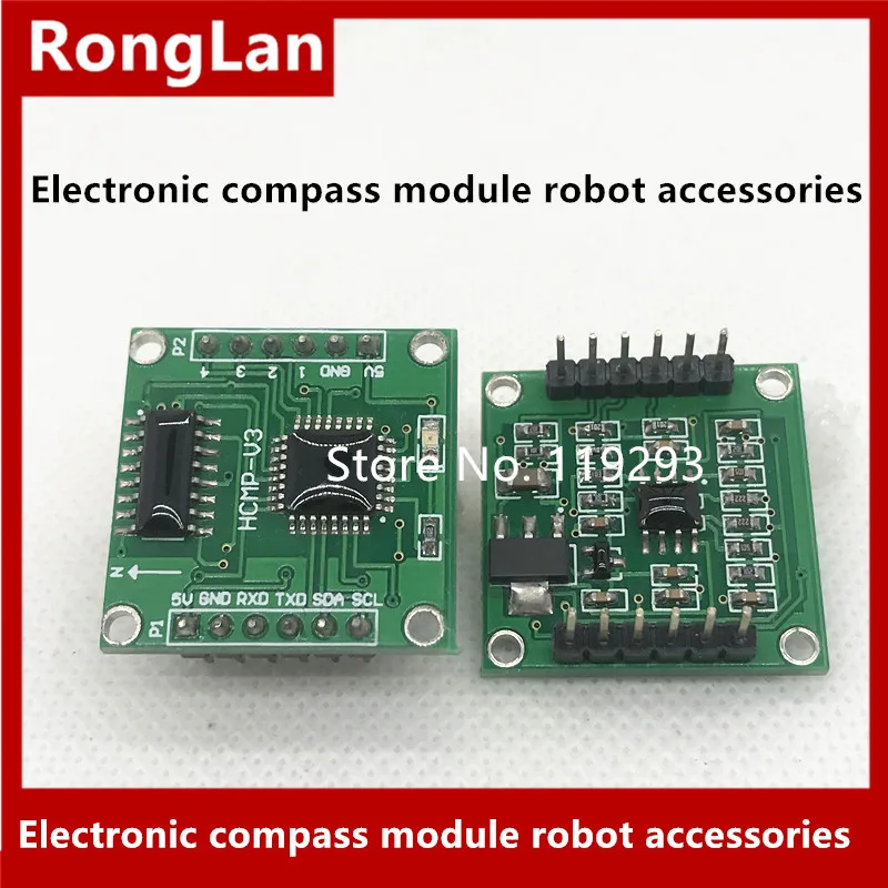 [[BELLA]Electronic compass module electronic robot accessories / Test Software--2PCS/LOT | Электронные компоненты и