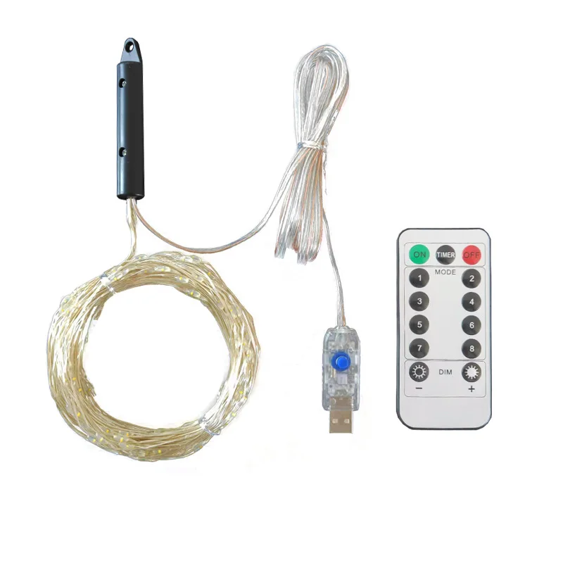 Гирлянда из медной проволоки 1/2 м 5/10/15 ветвей питание от USB | Лампы и освещение
