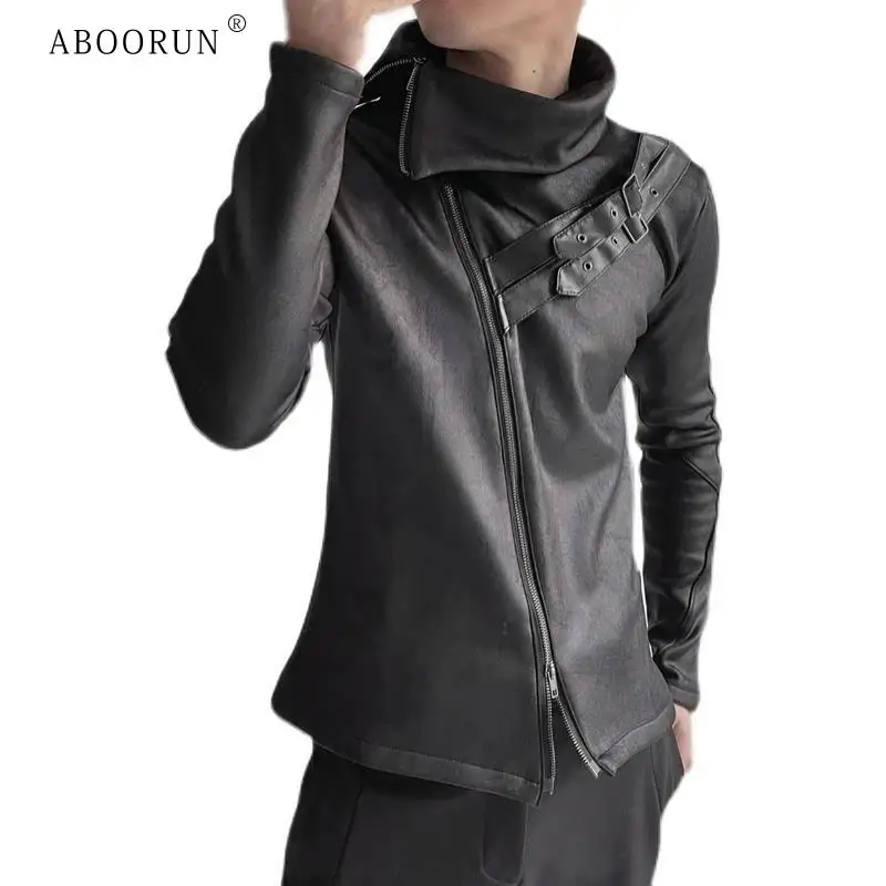 

Функциональная флисовая толстовка ABOORUN с трещинами, Мужская черная необычная женская уличная одежда для молодежи