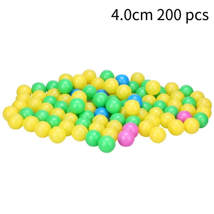 4.0cm 200 pcs 100/200 шт/набор, красочные морские Мячи wa-ve, мягкие пластиковые морские мячи, забавные игрушки для детей 5,5 см - Цвет: 4.0cm 200 pcs