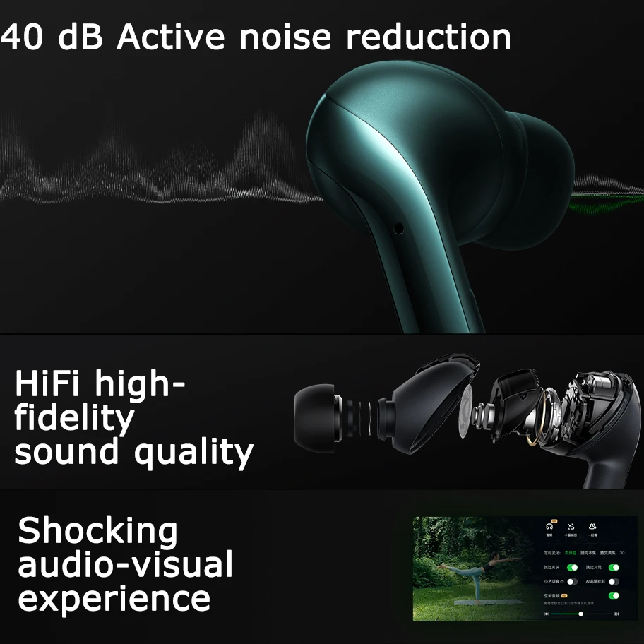 TWS-наушники Xiaomi Buds 3T Pro 40 дБ Bluetooth 5 2 LHDC 4 0 IP55 Mi 3 | Электроника