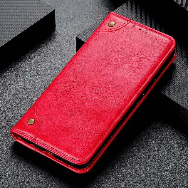 Чехол для Oneplus 7 T, чехол для Oneplus 7 Pro, Роскошный кожаный флип-чехол для One Plus 7 Pro, чехол Onepus 7 T T7 7Pro, противоударный чехол Oneplus7 Pro - Цвет: Красный