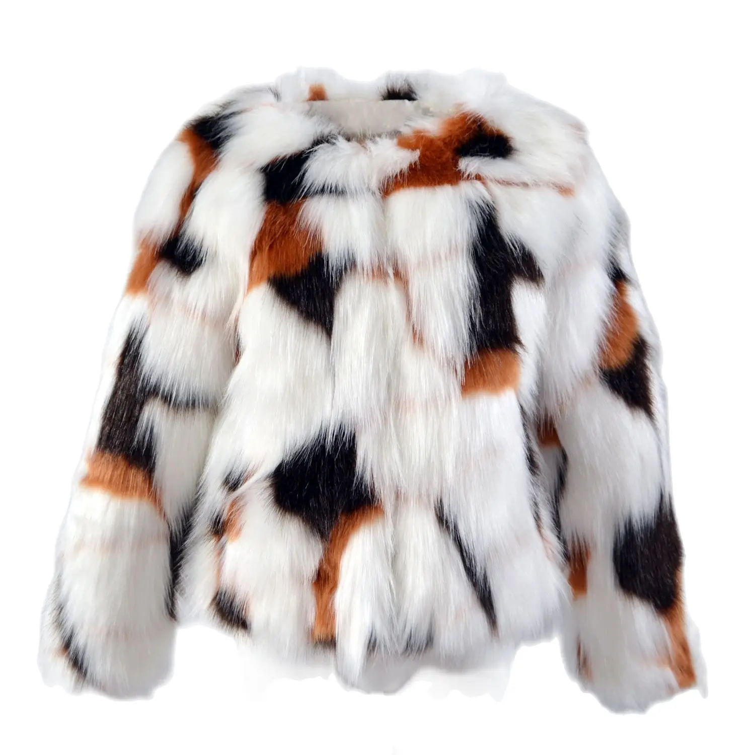 

Новинка, модное зимнее женское короткое пальто T0717 из Европы и Америки, пальто из искусственного лисьего меха, куртка из искусственного меха