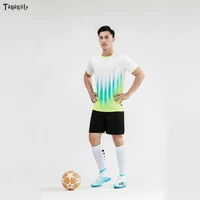 2021 new sports football kits diy boys men soccer jerseys girls custom short sleeve team kids league training equipment sets