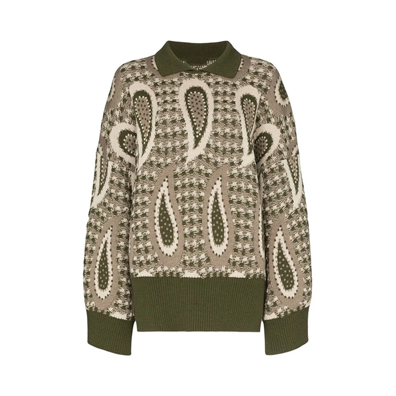 Новый осенний свитер с открытыми плечами Женский пуловер Теплый Зимний вязаный