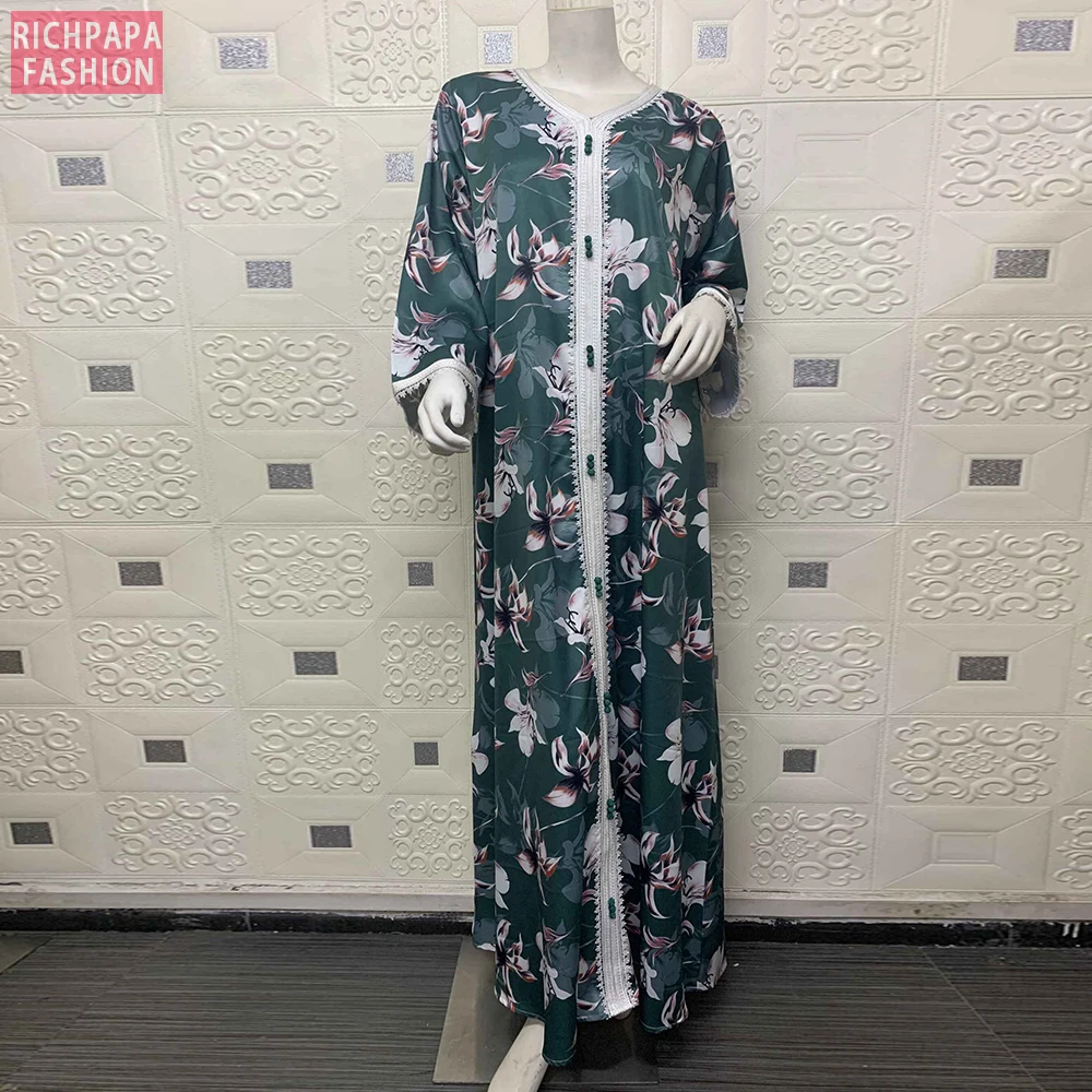 Женский Атласный халат длинная мусульманская модная хиджаб женское платье |