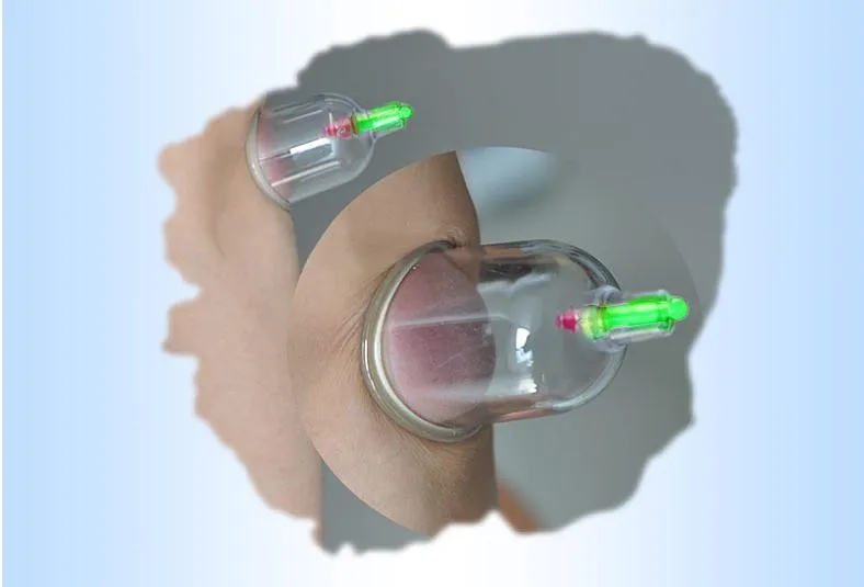 Китайские вакуумные банки cuppingU всасывание 3 чашки терапевтический массаж