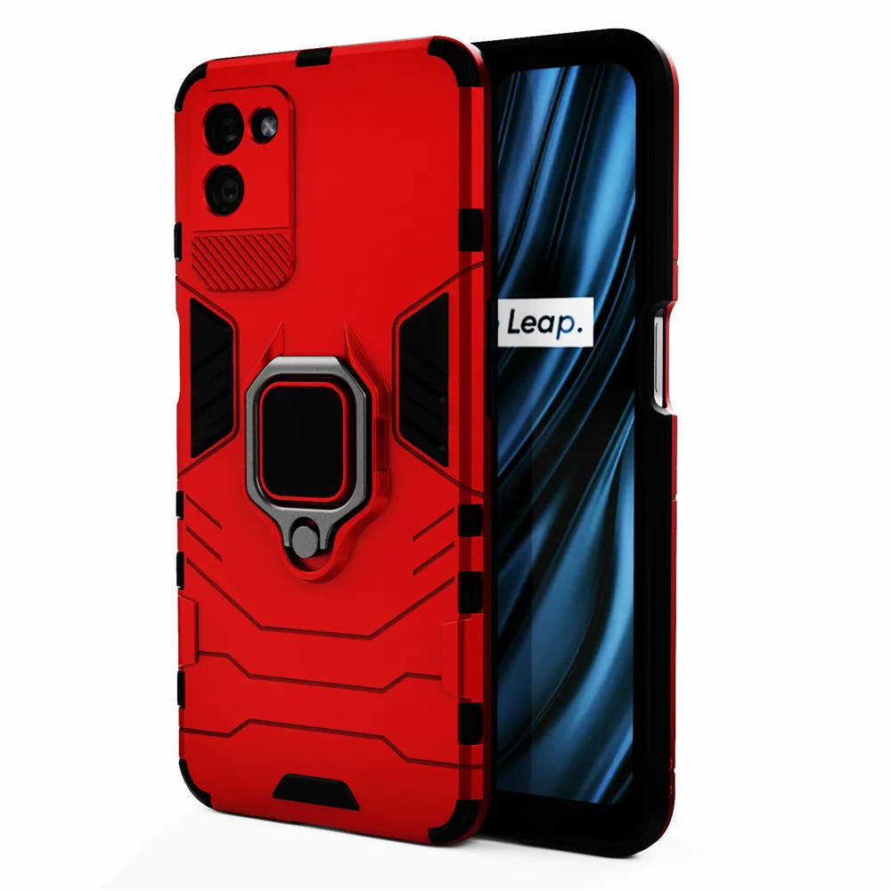 

Armor Shockproof Coque For Oppo Realme V11 5G Case Car Magnetic Holder Protective Ring Covers For Oppo Realme V11 5G RealmeV11