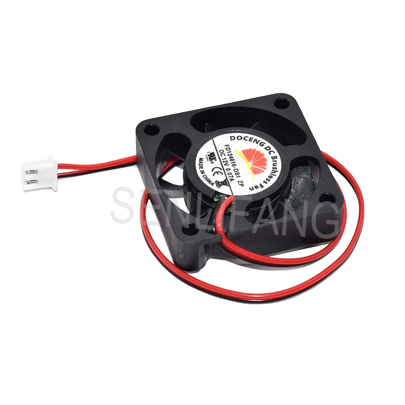2-контактный вентилятор охлаждения для ZP FD124010-DS1, 12 в пост. Тока, 4010 А, 4 см, 40 мм, 40x40x10 мм