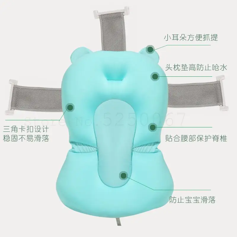 Детская складная ванна может сидеть и лежать принадлежности для новорожденных