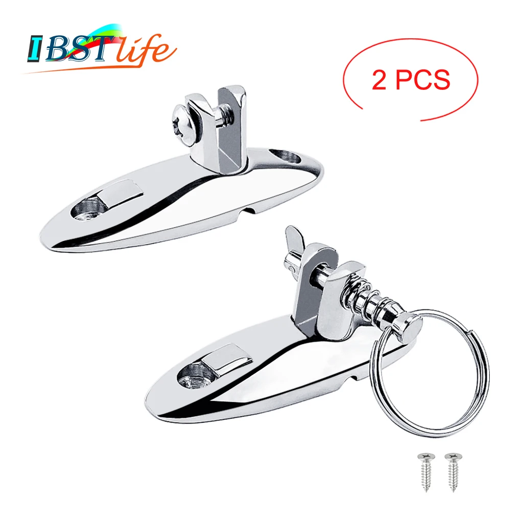 

2 шт./лот из нержавеющей стали 316, сверхпрочный Поворотный на 360 градусов, быстросъемный шарнир для лодки, Bimini Top Deck, морские фурнитура, аксессу...