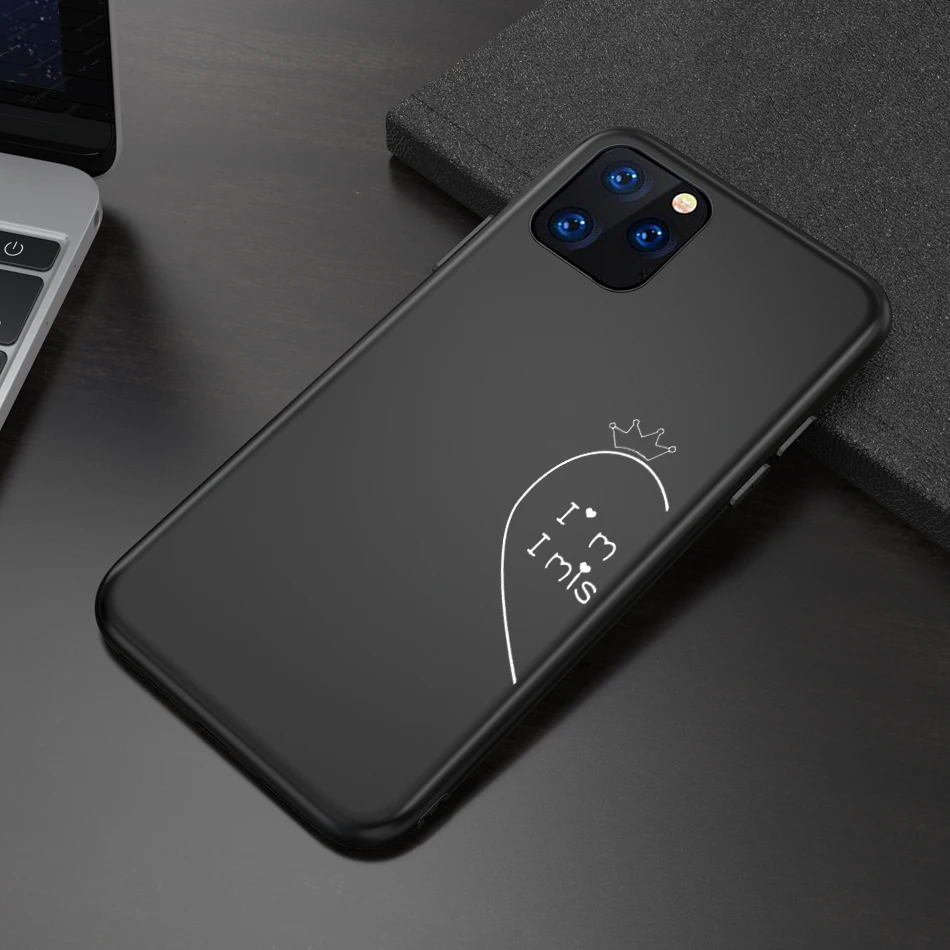 Lovebay Пары Любовь Сердце Простой чехол для телефона для iPhone 11 Pro Max X XS XR Xs Max 6 6s 7 8 Plus Мягкий ТПУ силиконовый чехол - Цвет: AC9846