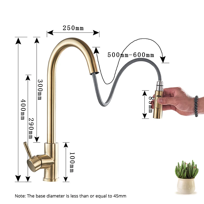 Matte Black Pull Out Sensor Kitchen Faucet Sensitive Smart Touch Control Mixer For Tap | Обустройство дома