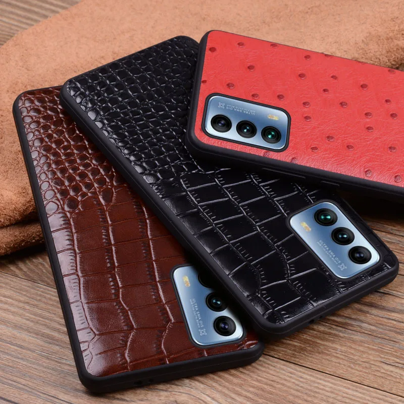 2021 new luxury genuine leather phone case for meizu 18 pro crocodile grain luxury cover free global shipping