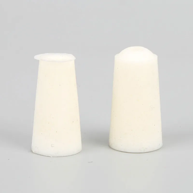 Silicone Foam Stopper With Sand Core Diameter 17 mm - 22 mm Small Bottle Plugs Suitable For 20mm Test Tube 10 Pcs