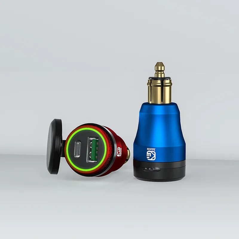 Быстрая зарядка 30 Вт QC3.0 Type C PD разъем DIN USB зарядное устройство для Мотоцикла BMW
