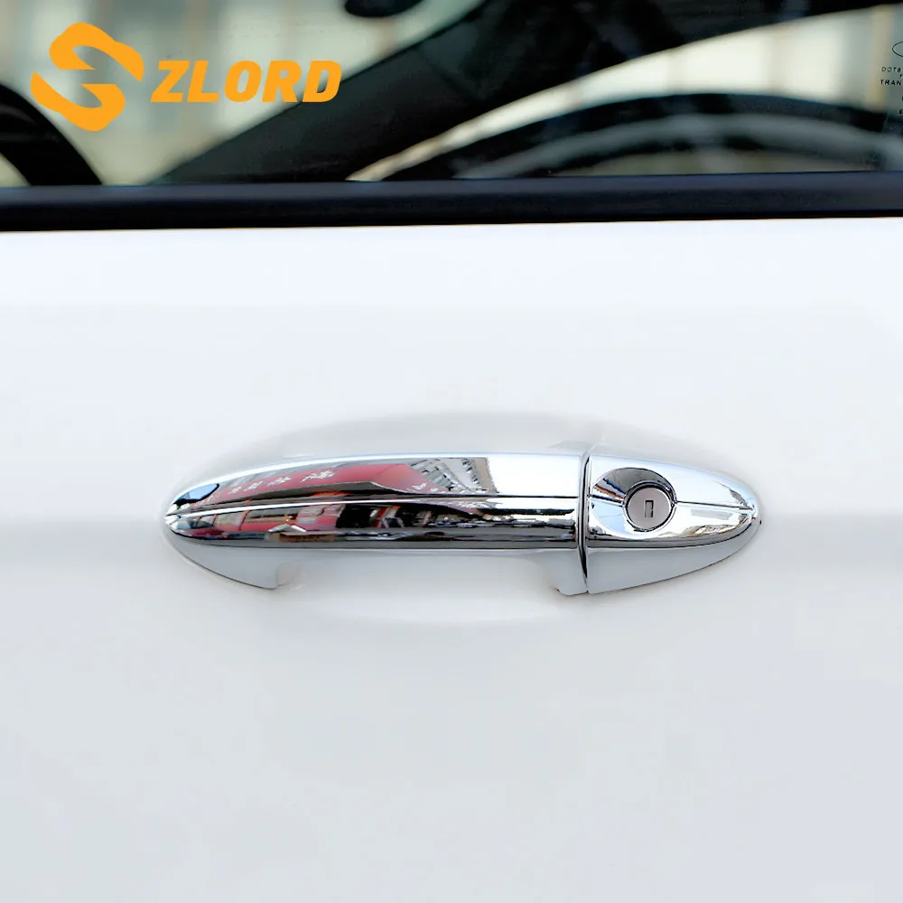 Наружная ручка двери автомобиля из АБС пластика и нержавеющей стали наклейка