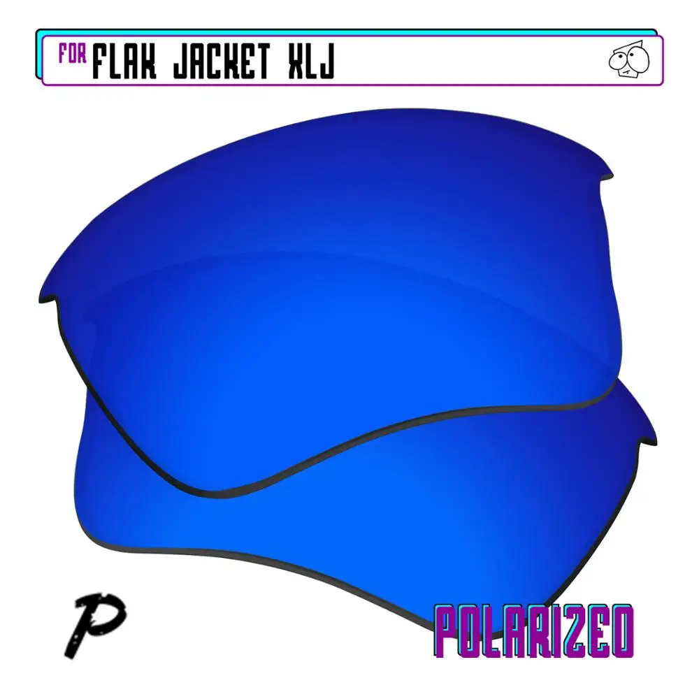 

Поляризованные Сменные линзы EZReplace для-Oakley Flak Jacket XLJ Glasses-Navy P